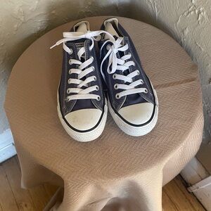 Converse Classic Navy Sneakers with White Accents